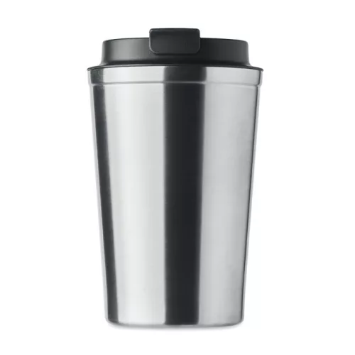 Duplafalú pohár, 350 ml (Matt Ezüst)