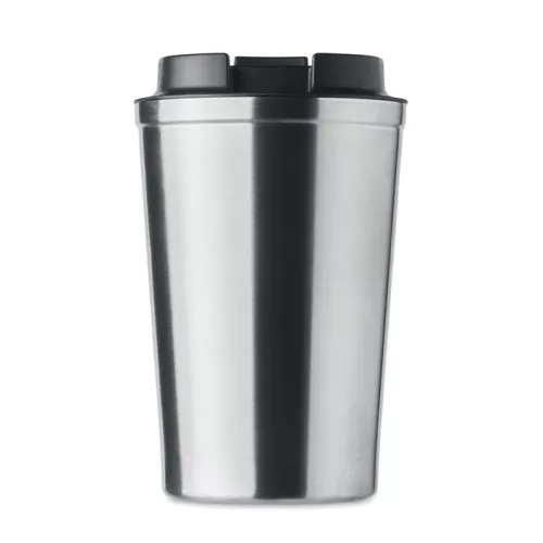 Duplafalú pohár, 350 ml (Matt Ezüst)