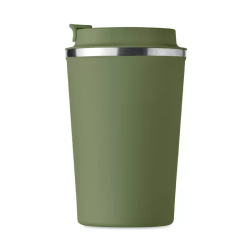 Duplafalú pohár, 350 ml (Sötétzöld)