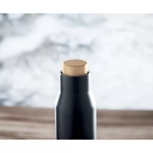 Duplafalú termosz, 500 ml (Fekete)