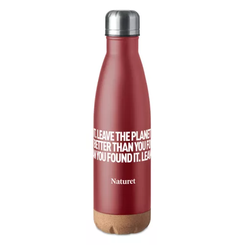 Duplafalú palack 500 ml (Bordó)