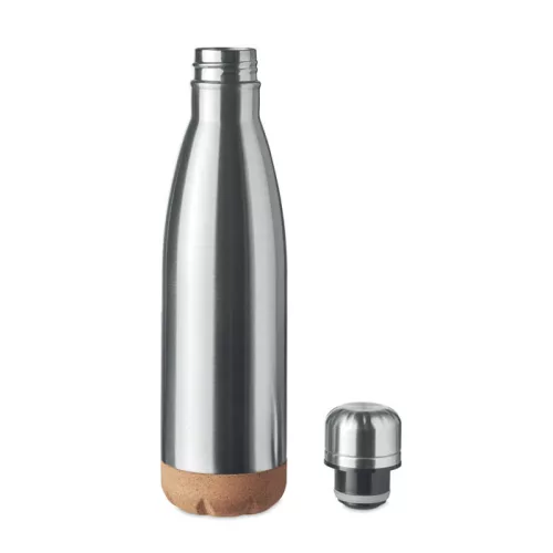 Duplafalú palack 500 ml (Matt Ezüst)