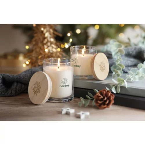 Vanília illatú gyertya (Áttetsző)