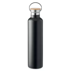 Duplafalú termosz 1 l (Fekete)