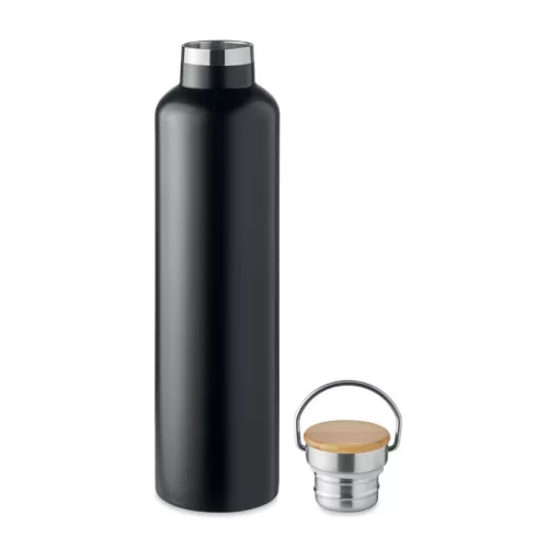 Duplafalú termosz 1 l (Fekete)