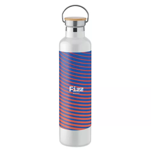 Duplafalú termosz 1 l (Fehér)