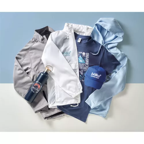 Biopamut baseball sapka 250g/m²mo6432-85 (Kék)