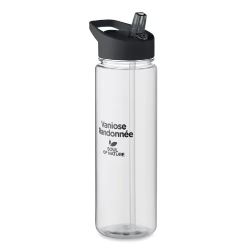 RPET palack PP fedéllel 650 ml (Fekete)
