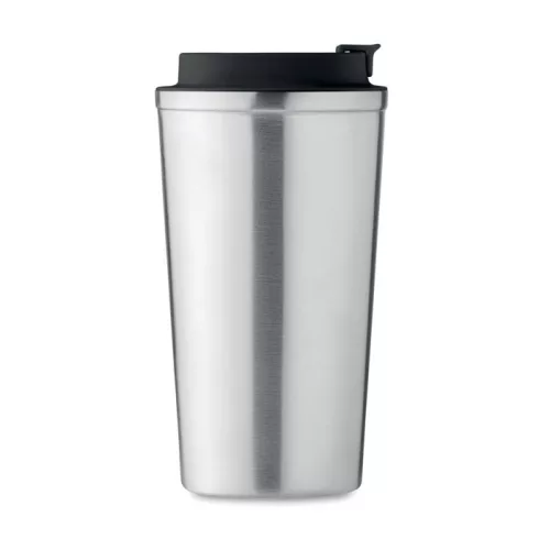 Duplafalú pohár 510 ml (Matt Ezüst)