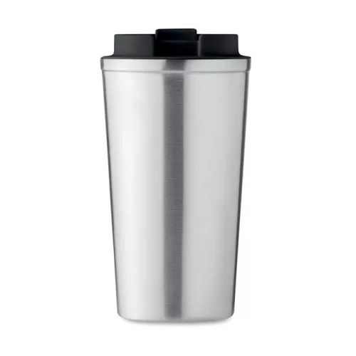 Duplafalú pohár 510 ml (Matt Ezüst)