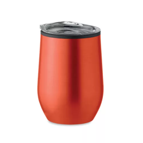 Duplafalú úti pohár 350 ml (Piros)
