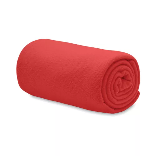 Vékony RPET polár takaró 130 g (Piros)