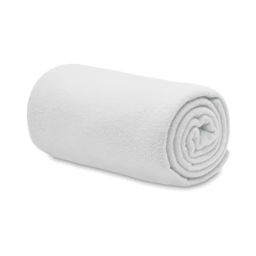 Vékony RPET polár takaró 130 g (Fehér)