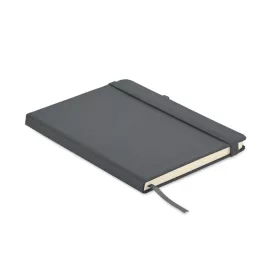 A5 vonalas újrahaszn.PU notesz (Kőszürke)