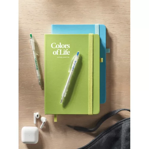 A5 vonalas újrahaszn.PU notesz (Lime)