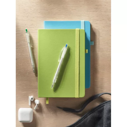 A5 vonalas újrahaszn.PU notesz (Lime)