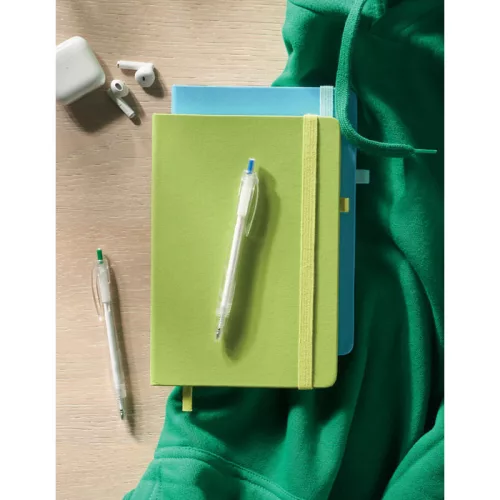 A5 vonalas újrahaszn.PU notesz (Lime)