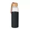 Üveg palack szilikon tok,500ml (Fekete)