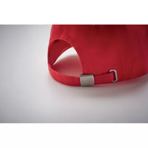 5 panel baseball sapka 260g/m² (Piros)