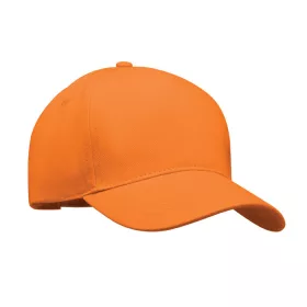 5 panel baseball sapka 260g/m² (Narancssárga)
