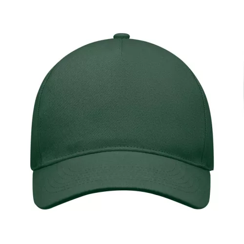 5 panel baseball sapka 260g/m² (Sötétzöld)