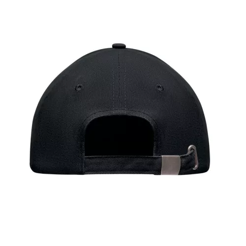 5 panel baseball sapka 260g/m² (Fekete/piros)