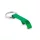 Újrahasz. alumínium kulcstartó (Zöld)