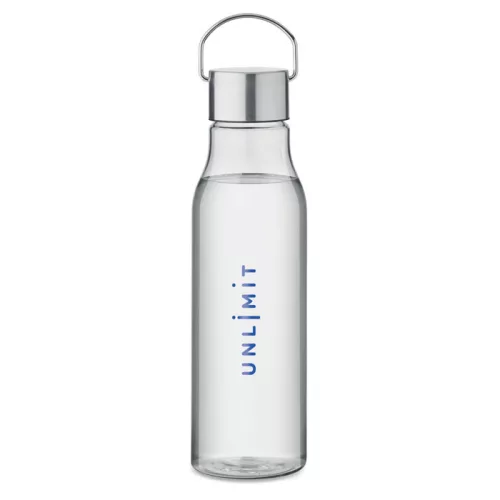 RPET palack, acél fedél 600 ml (Áttetsző)
