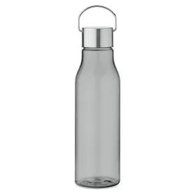 RPET palack, acél fedél 600 ml (Áttetsző Szürke)