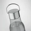 RPET palack, acél fedél 600 ml (Áttetsző Szürke)