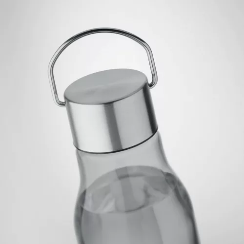 RPET palack, acél fedél 600 ml (Áttetsző Szürke)