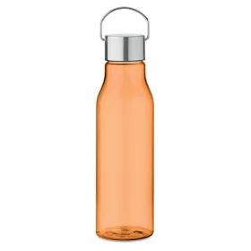 RPET palack, acél fedél 600 ml (Áttetsző Narancssárga)