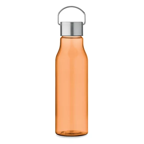 RPET palack, acél fedél 600 ml (Áttetsző Narancssárga)