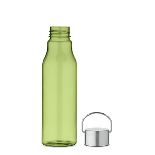 RPET palack, acél fedél 600 ml (Áttetsző Lime)