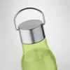RPET palack, acél fedél 600 ml (Áttetsző Lime)