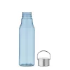 RPET palack, acél fedél 600 ml (Áttetsző Világoskék)
