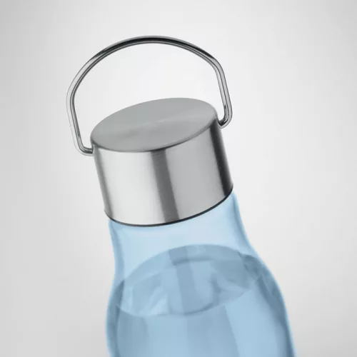 RPET palack, acél fedél 600 ml (Áttetsző Világoskék)