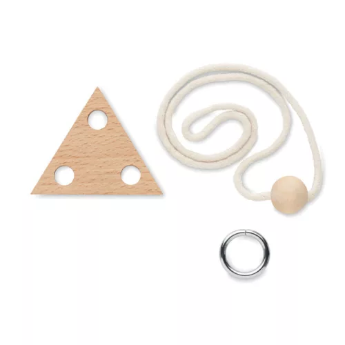 Fejtörő háromszög fából