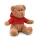 Pólót viselő plüss maci (Piros)