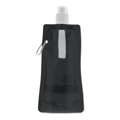 Összehajth. vizes palack 480ml (Fekete)