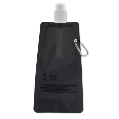 Összehajth. vizes palack 480ml (Fekete)
