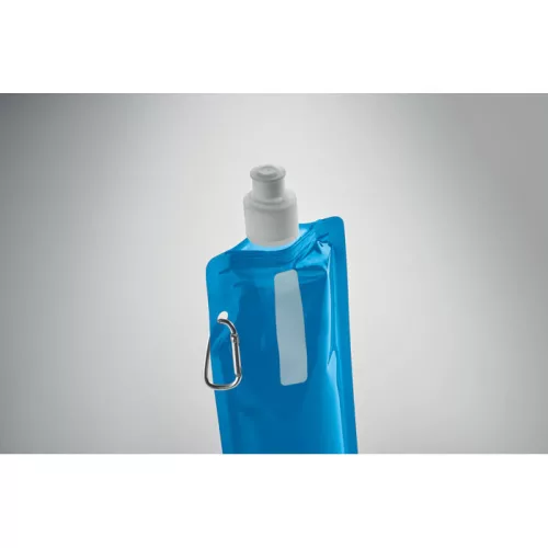 Összehajth. vizes palack 480ml (Áttetsző Kék)