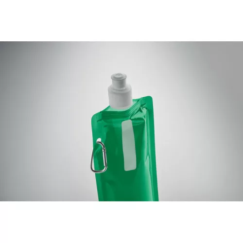 Összehajth. vizes palack 480ml (Áttetsző Zöld)
