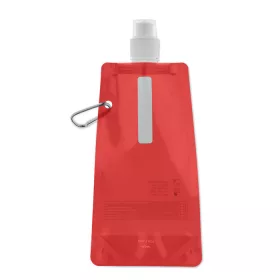 Összehajth. vizes palack 480ml (Áttetsző Piros)