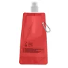 Összehajth. vizes palack 480ml (Áttetsző Piros)