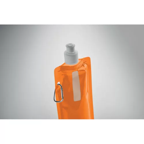 Összehajth. vizes palack 480ml (Áttetsző Narancssárga)