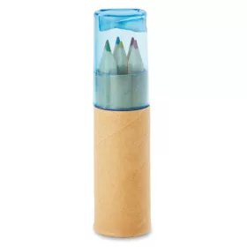 6 db színes ceruza (Áttetsző Kék)