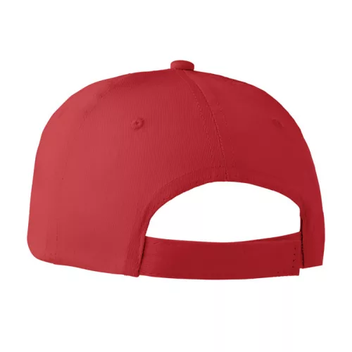 6 panel baseball sapka 160g/m² (Piros)