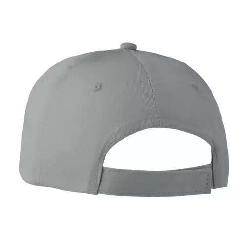6 panel baseball sapka 160g/m² (Szürke)