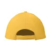 6 panel baseball sapka 160g/m² (Sárga)